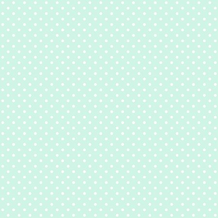 Tricoline Poá Pequeno Branco Fundo Verde Claro, 50cm x 1,50m