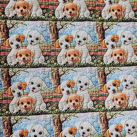 Tricoline Digital Patchpets 06, 100%Algodão, 50cm x 1,50mt