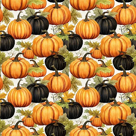 Tricoline Digital Halloween 45, 100% Algodão, 50cm x 1,50mt