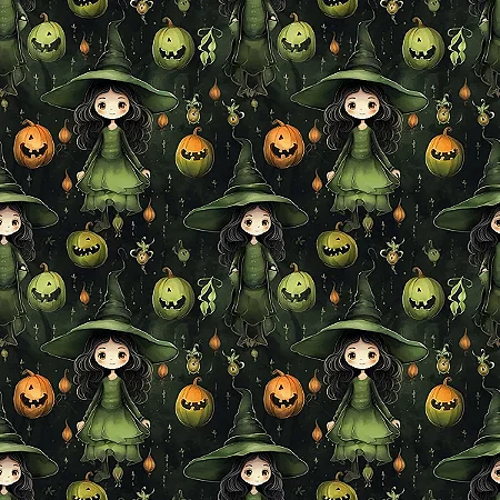 Tricoline Digital Halloween 46, 100% Algodão, 50cm x 1,50mt
