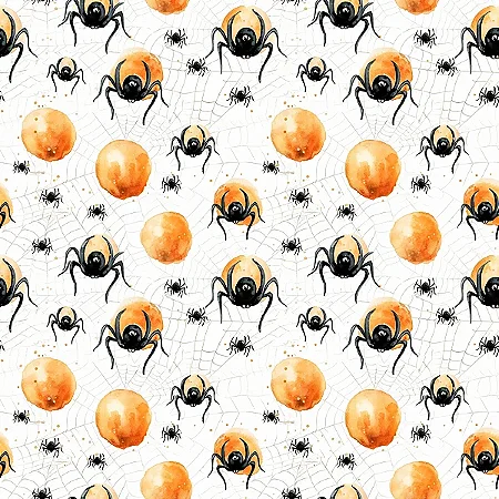 Tricoline Digital Halloween 47, 100% Algodão, 50cm x 1,50mt