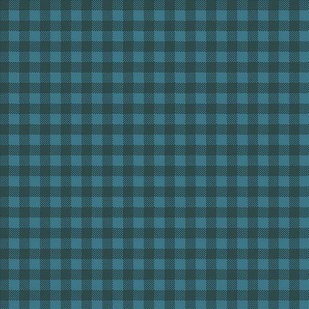 Tricoline Xadrez Surton Azul Petróleo, 100%Alg 50cm x 1,50mt