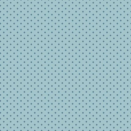 Tricoline Poá Pequeno Tom Tom Azul Claro, 50cm x 1,50mt