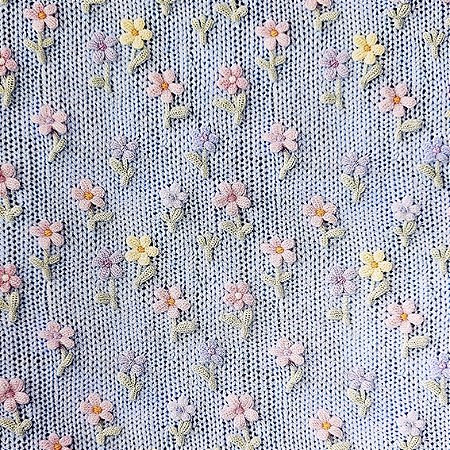 Tricoline Digital Tiny Flowers 08, 100%Algodão 50cm x 1,50mt