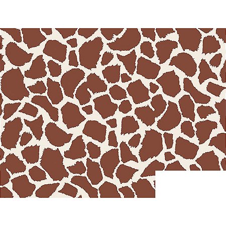 Tecido Tricoline Pele de Girafa Marrom 100%Alg 50cm x 1,50mt