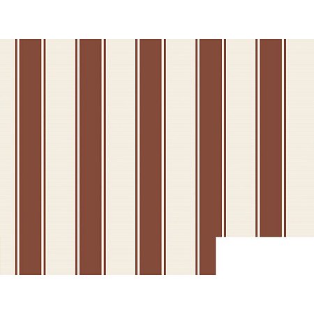 Tecido Tricoline Savana Listrado Marrom 100%Alg 50cm x 1,50m