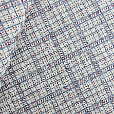 Cotton Linen Xadrez 02 Delicado 80%Alg 20%Lin, 50cm x 1,52mt