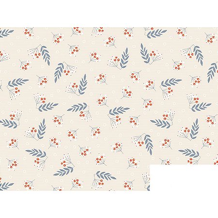 Cotton Linen Raminhos F. Claro, 80%Alg 20%Lin, 50cm x 1,52mt