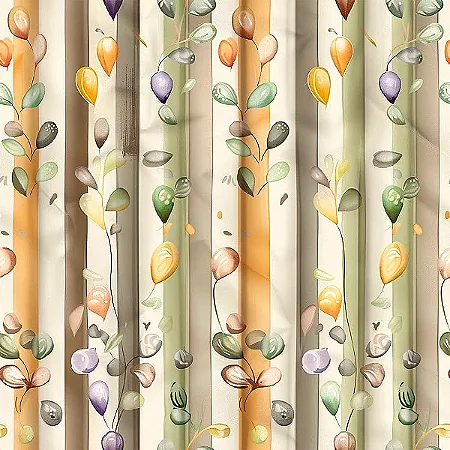 Tricoline Digital Safari Boho 06, 100% Algodão 50cm x 1,50mt