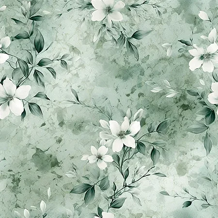 Tricoline Digital Verdejando 01, 100% Algodão, 50cm x 1,50mt