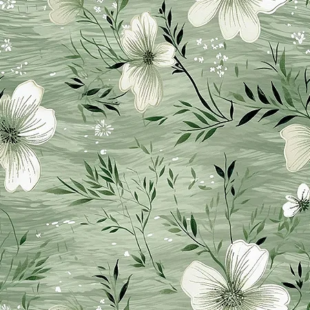 Tricoline Digital Verdejando 02, 100% Algodão, 50cm x 1,50mt