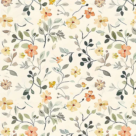 Tricoline Digital Orange Lemonade 4, 100%Alg, 50cm x 1,50mt