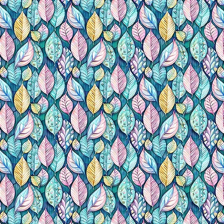 Tricoline Digital Garden 7, 100% Algodão, 50cm x 1,50mt