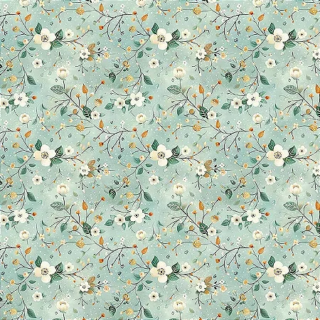 Tricoline Digital Era Uma Vez 4, 100%Algodão, 50cm x 1,50mt
