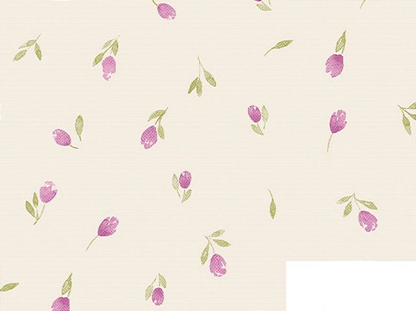 Cotton Linen Florzinha Lilas, 80%Alg 20%Lin, 50cm x 1,52mt