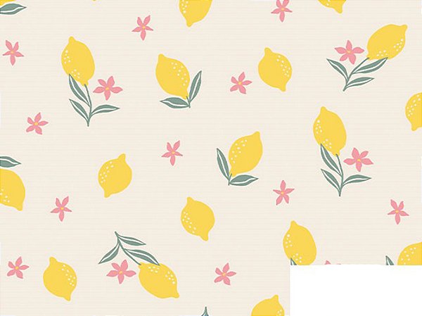 Cotton Linen Frutas 03, 80%Algodão 20%Linho, 50cm x 1,52mt