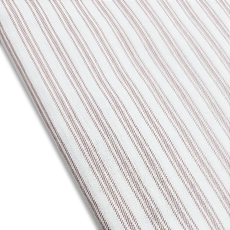 Tricoline Listrado Criativo Rose, 100%Algodão, 50cm x 1,50mt