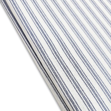 Tricoline Listrado Criativo Azul, 100%Algodão, 50cm x 1,50mt