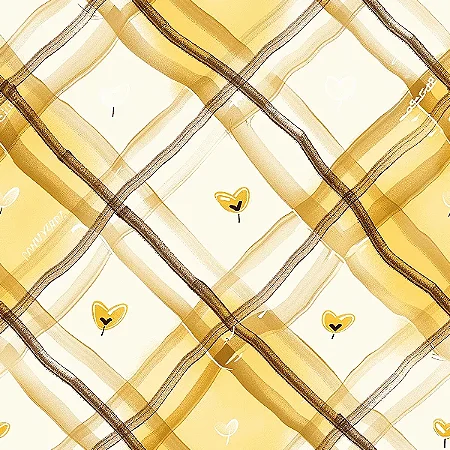 Tricoline Digital Xadrez 5, 100% Algodão, 50cm x 1,50mt
