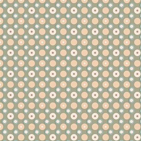 Tricoline Digital Poá Divertido Doguinhos, 50cm x 1,50mt