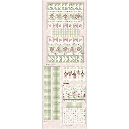 Tricoline Bolsa e Necessarie Delicadeza, 50cm x 1,50mt