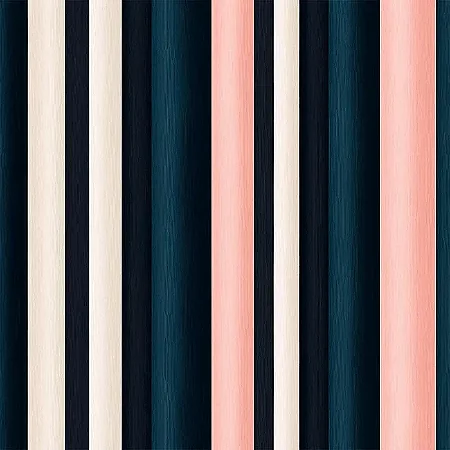 Tricoline Digital Marinus Listrado, 100%Alg, 50cm x 1,50mt
