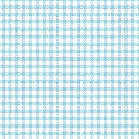 Tecido Tricoline Xadrez Peri G Azul Bebê, 50cm x 1,50mt