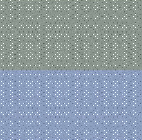 Tricoline Jardim de Rosas Poá Azul e Verde, 50cm x 1,50mt