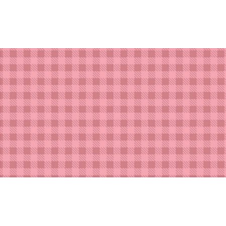 Tricoline Xadrez Tom Tom Rose, 100% Algodão, 50cm x 1,50mt