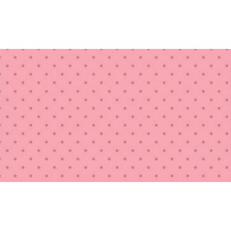 Tricoline Poá Tom Tom Rose, 100% Algodão, 50cm x 1,50mt