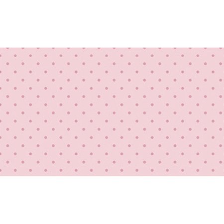 Tricoline Poá Tom Tom Rosa Bebê, 100% Algodão, 50cm x 1,50mt