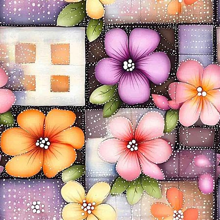 Tricoline Digital Magical Patch 100% Algodão, 50cm x 1,50mt