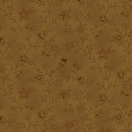 Tricoline Herbe Ocre, 100% Algodão, 50cm x 1,50mt