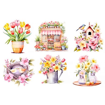 Estampa Fácil Hello Spring