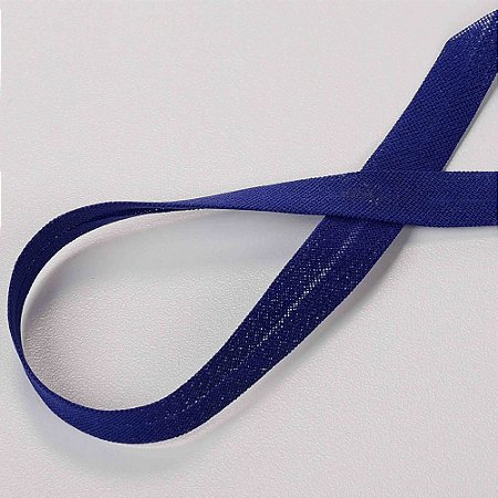 Viés de Algodão Azul Royal - Destaque - 24mm - Peça 50mt