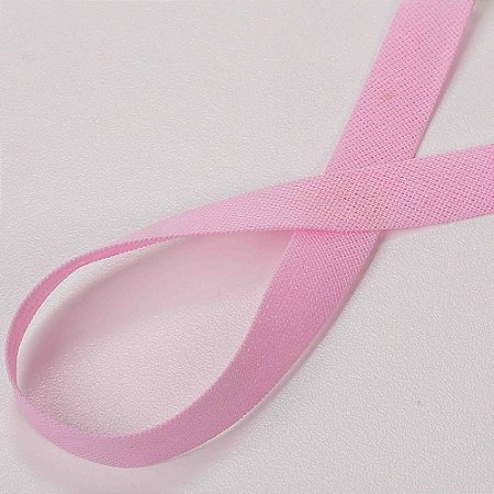 Viés de Algodão Rosa Claro - Destaque - 24mm - Peça 20mt