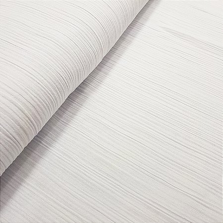 Tecido Cotton Plissato Branco, 100% Algodão, 50cmx1,30mt