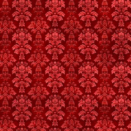 Tricoline Digital Vintage Red Textura, 100%Alg 50cm x 1,50mt