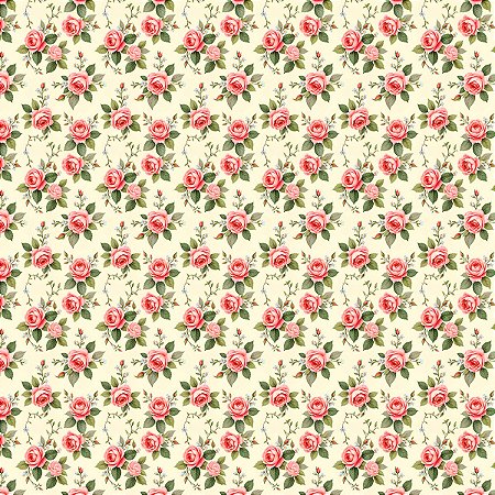Tricoline Digital Floral Delicado, 100%Algodão 50cm x 1,50mt
