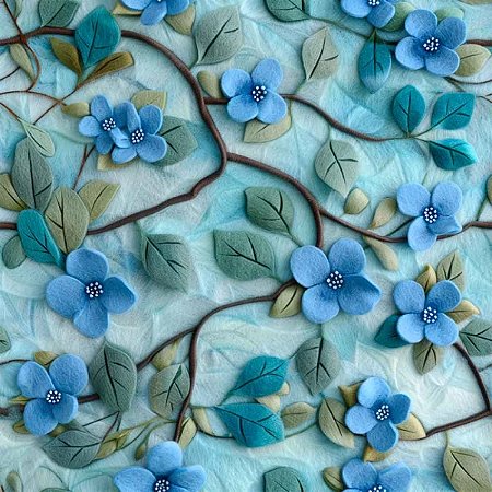 Tricoline Digital Fn. Azul, 100% Algodão, 50cm x 1,50mt