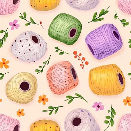 Tricoline Digital Novelo, 100% Algodão, 50cm x 1,50mt