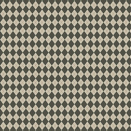 Tricoline Digital Xadrez Clássico, 100%Algodão 55cm x 1,50mt