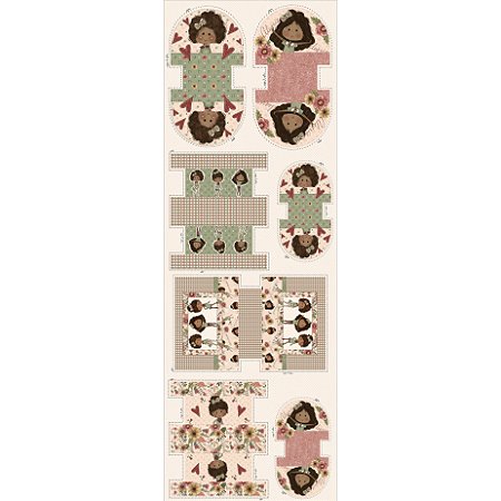 Tricoline Digital Painel Necessaries Alegria, 50cm x 1,50mt