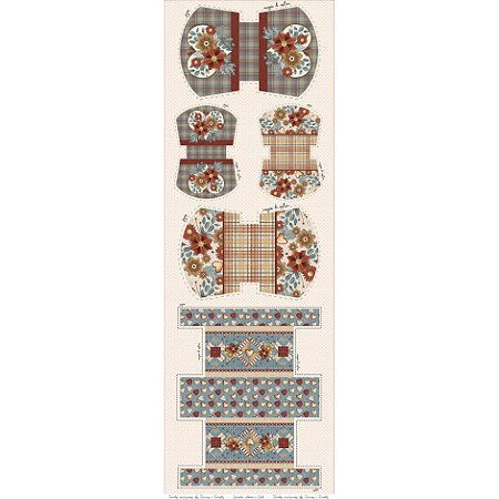 Tricoline Dig. Painel Necessaries Amor e Café, 50cm x 1,50mt