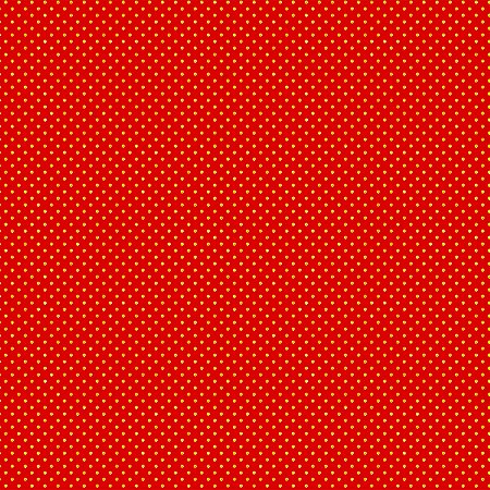 Tricoline Poá Dourado Fundo Vermelho, 50cm x 1,50mt