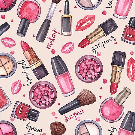 Tricoline Maquiagens, 100% Algodão, 50cm x 1,50mt