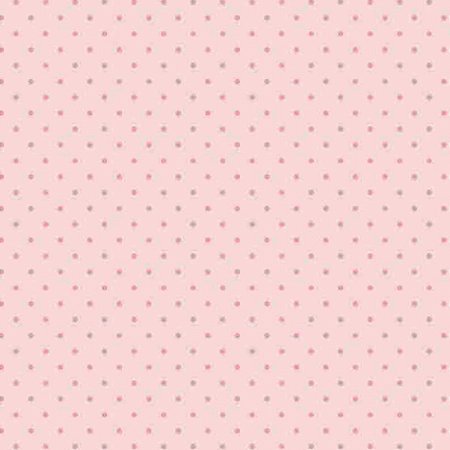 Tricoline Micro Poá Tom Tom Rosa, 100%Algodão, 50cm x 1,50mt