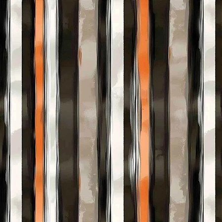 Tricoline Digital Listrado Amber Wings 100%Alg 50cm x 1,50mt