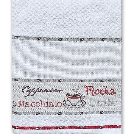 Pano de Copa Felpudo para Bordar Vigo - Coffee - 45cm x 70cm