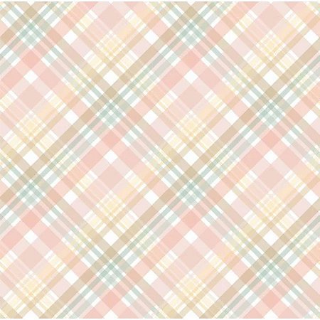 Tricoline Digital Xadrez Candy Medio Enviesado 50cm x 1,50mt